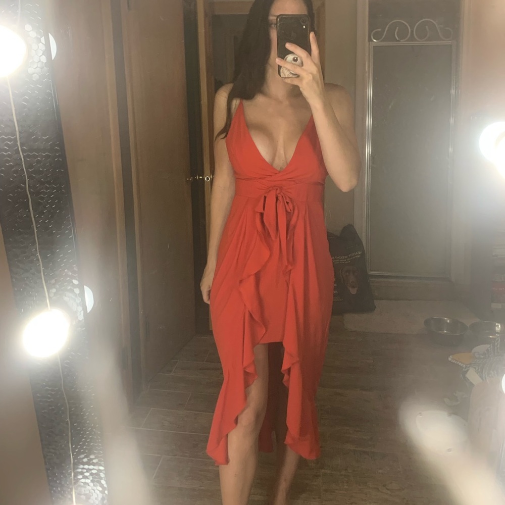 Red Hello Molly dress